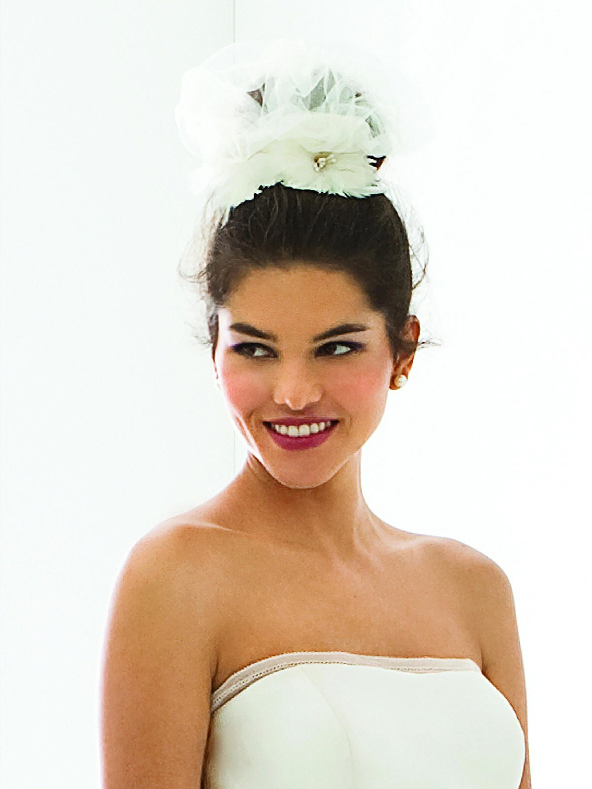 tulle wedding headpiece 