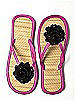 Glimmer Flower Trimmed Bridesmaid Flip Flop