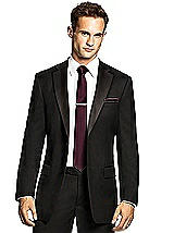 Men's Skinny Tie in Duchess Satin