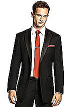 Men's Skinny Tie in Duchess Satin