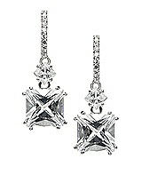 Cushion Cut Drop Earrings